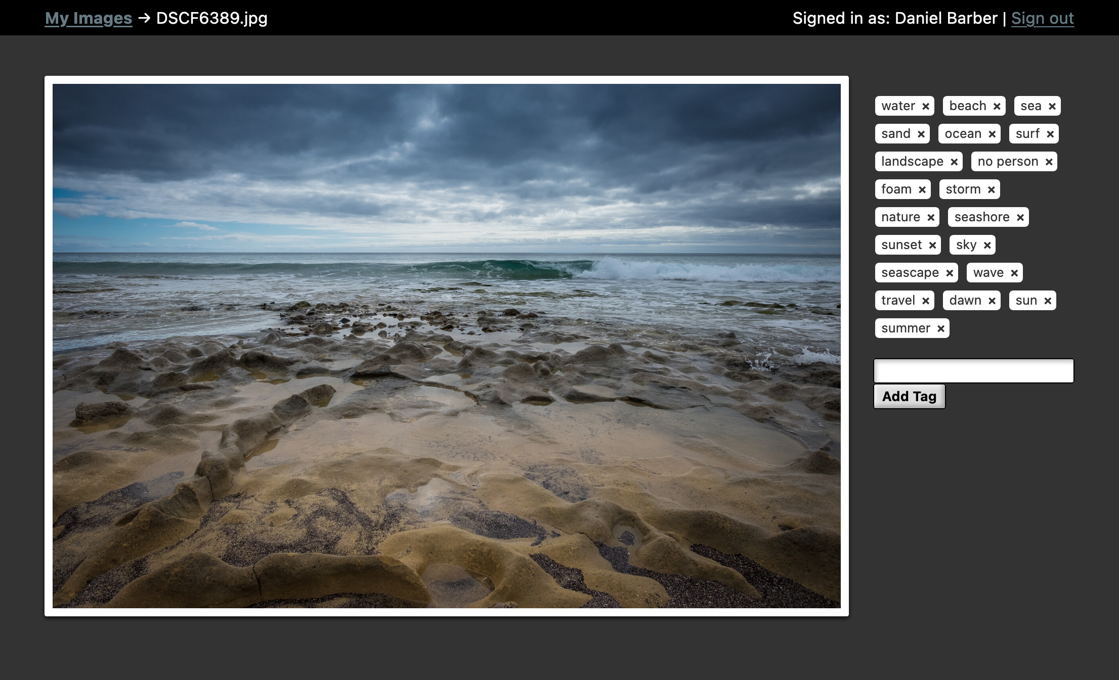 Screenshot of my-images