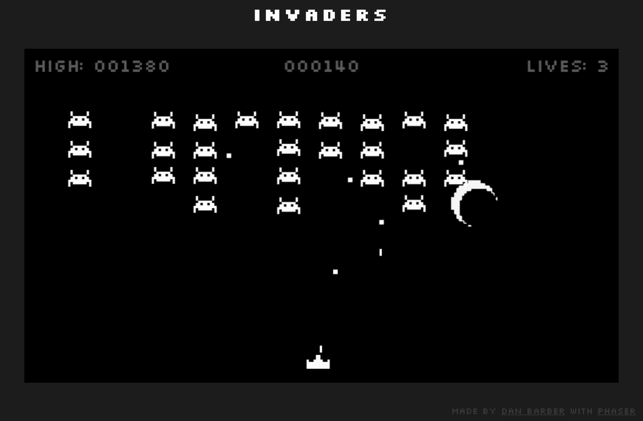 Screenshot of Invaders